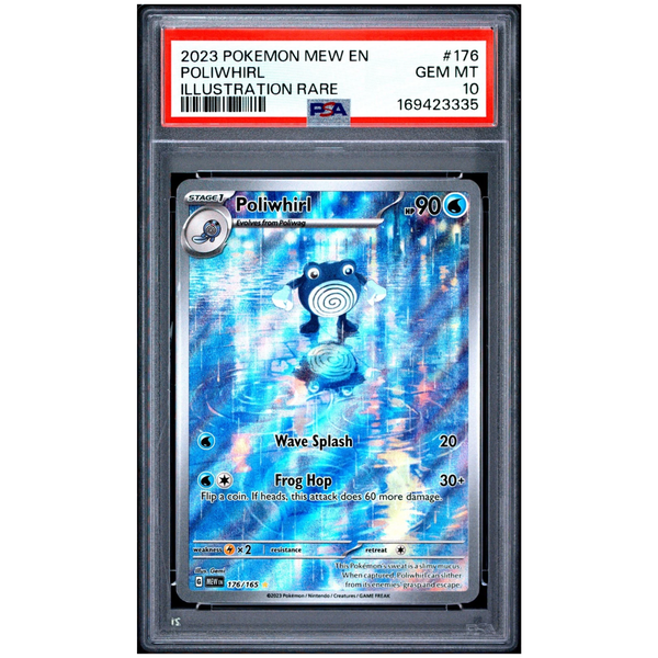 Poliwhirl (176/165) · PSA 10 - Pokémon 151