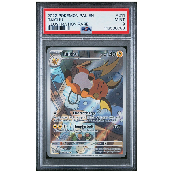Raichu (211/193) · PSA 9 - Paldea Evolved