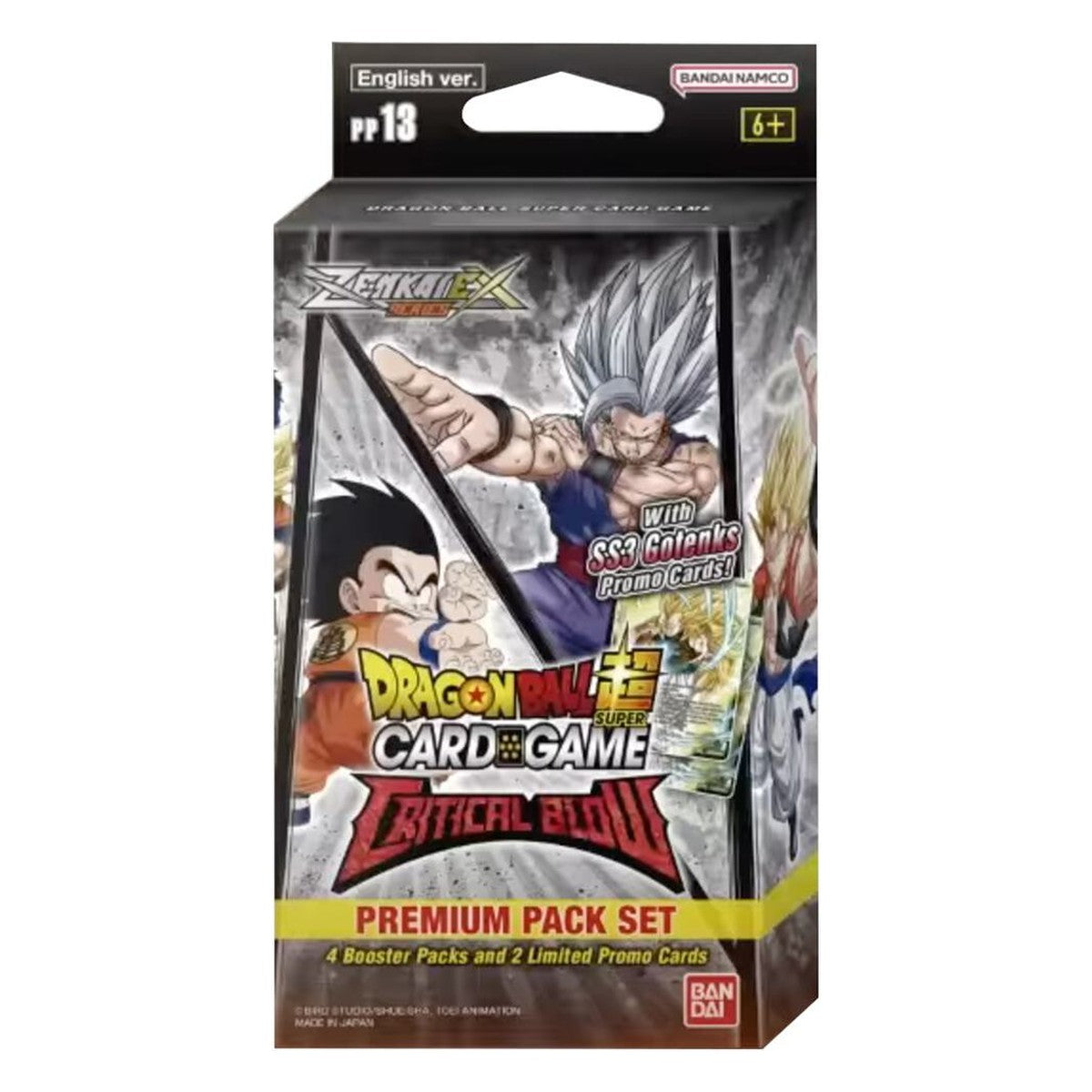 Critical Blow Premium Pack Set 13 [PP13] – Dragon Ball Super Card Game English sealed product